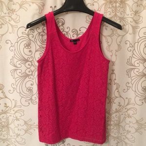 Magenta Lace Tank Top 🌺